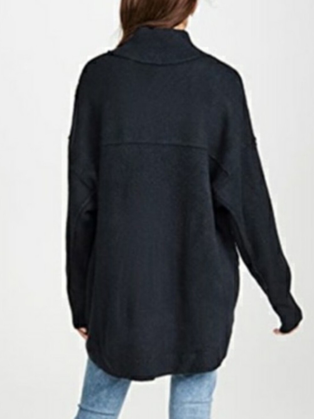 Free People Afterglow Oversized Mock Neck Sweater - Picture 9 of 11